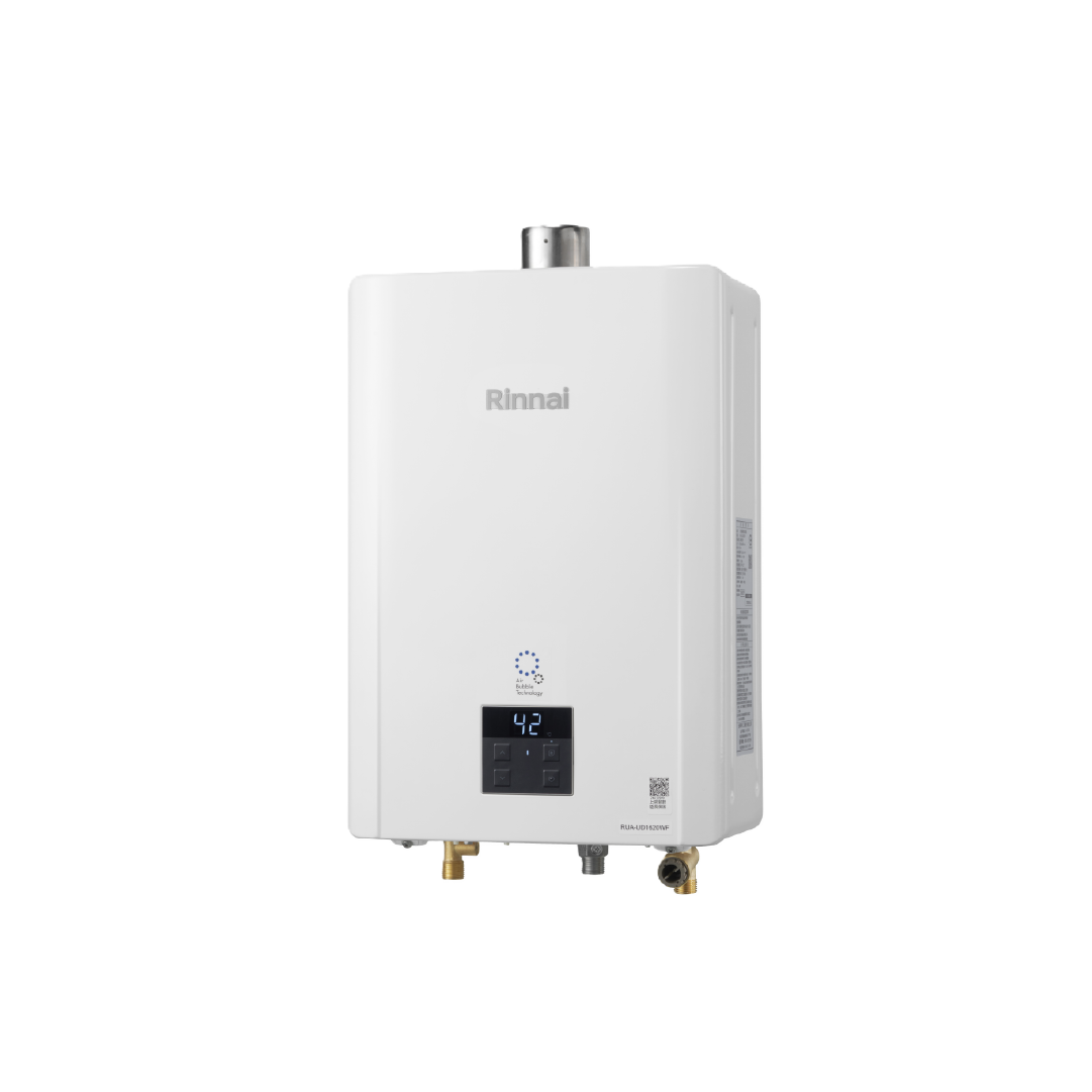 林內【RUA-UD1620WF_LPG】16公升UFB屋內型強制排氣熱水器 桶裝瓦斯 (基本安裝)