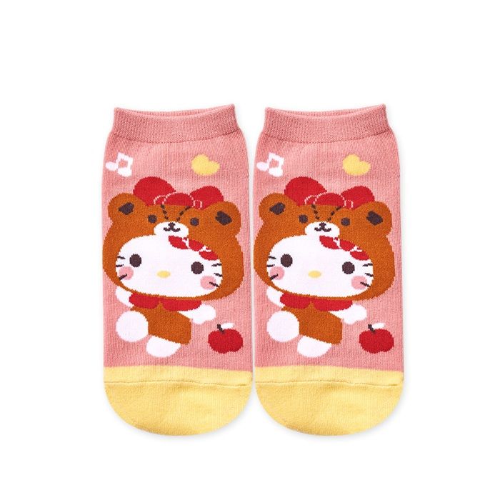 【ONEDER旺達棉品】Sanrio 三麗鷗變裝直版襪/ 凱蒂貓-61/ 22-26