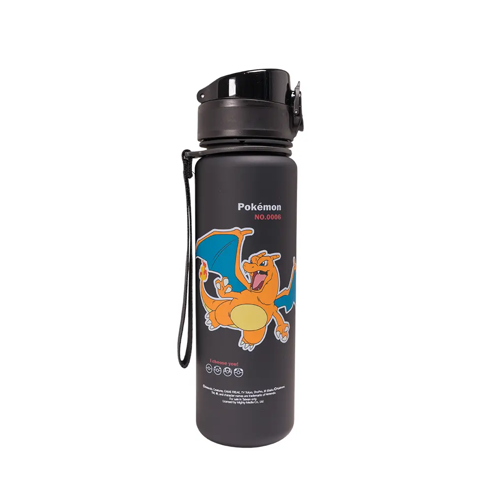 IMPACT怡寶寶可夢噴火龍Tritan水壺/水杯/水瓶/ 500ML/ 附提繩/ IMPKMB11BK