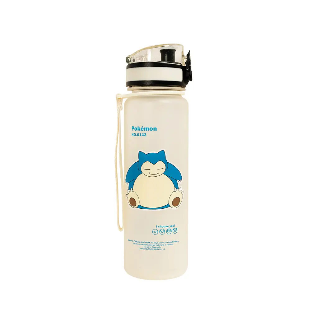 IMPACT怡寶寶可夢卡比獸彈蓋Tritan水壺/水杯/水瓶/ 500ML/ 附提繩/ 米色/ IMPKMB12BE