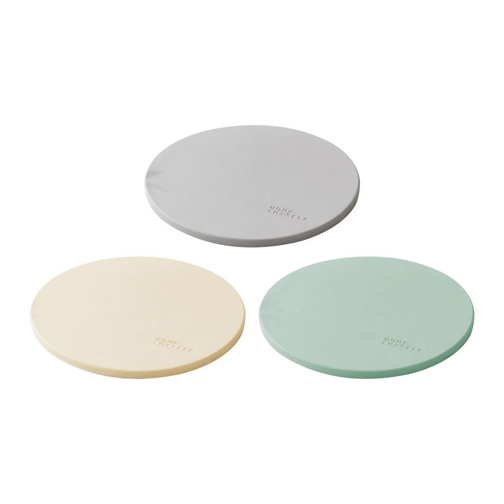【SOTHING向物】3入 耐熱矽膠隔熱墊16cm/ 薄荷綠