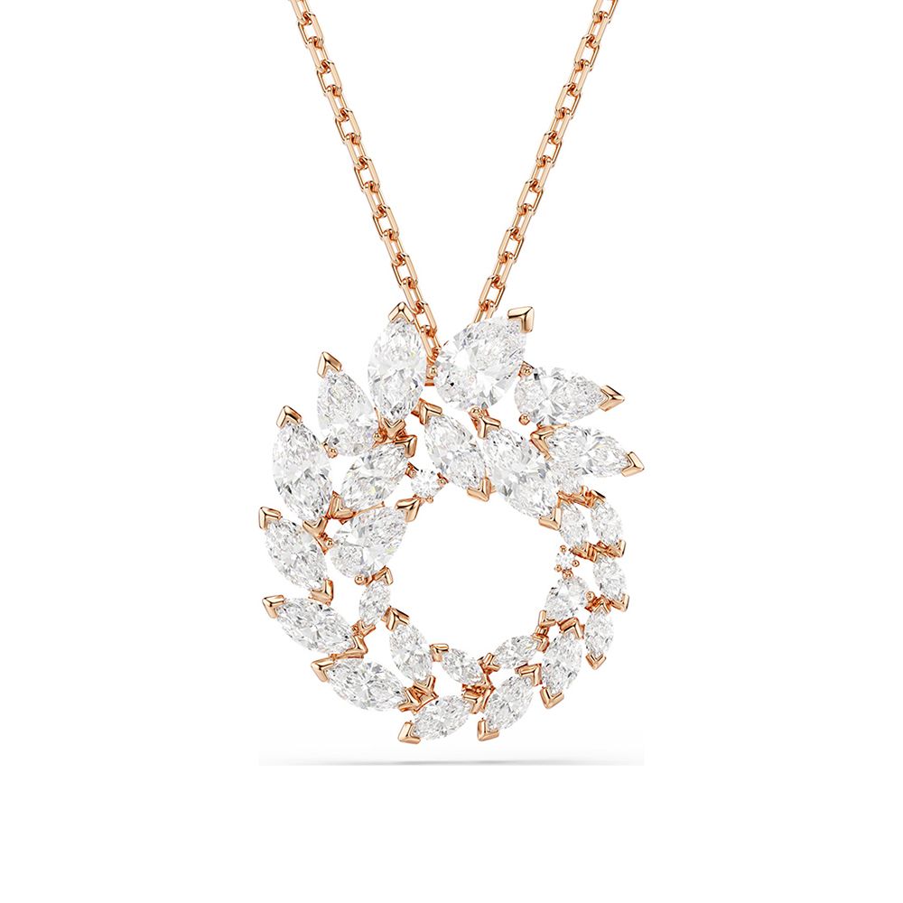 SWAROVSKI 施華洛世奇 Mesmera 高雅氣質鋯石項鍊-玫瑰金 送禮 禮物 推薦(5764188)