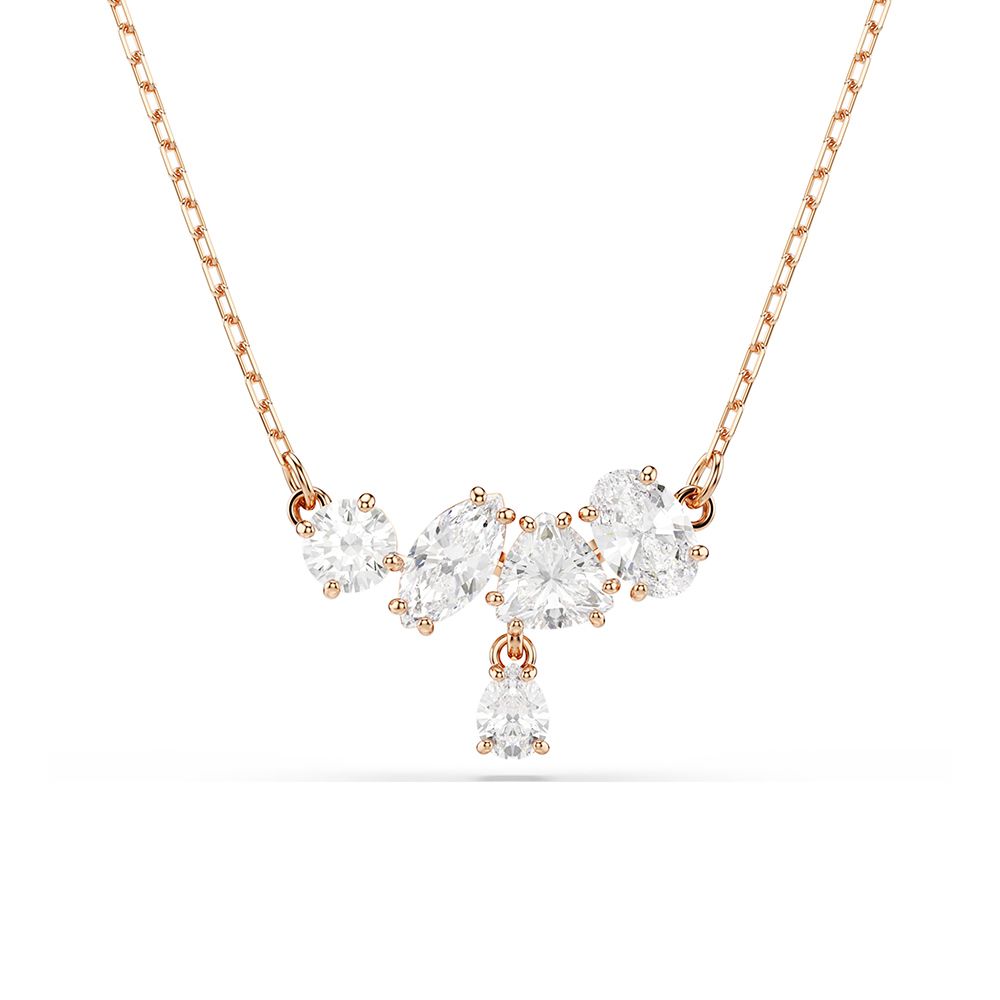 SWAROVSKI 施華洛世奇 Mesmera 璀璨迷人鋯石項鍊-玫瑰金 送禮 禮物 推薦(5747996)