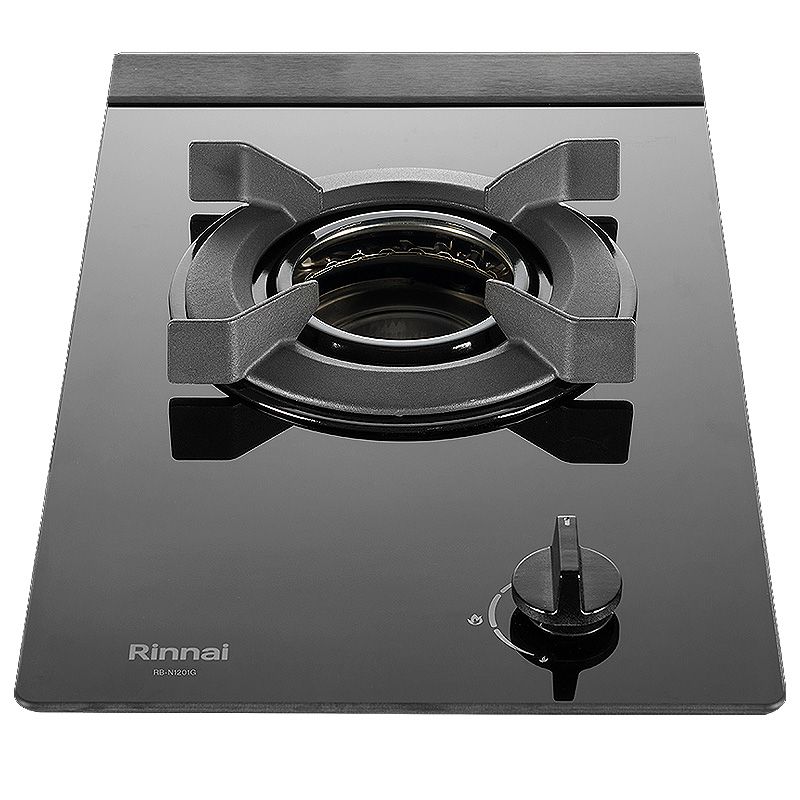 林內【RB-N1201GB_LPG】內焰 檯面式單口瓦斯爐 (黑玻)桶裝瓦斯(全台安裝)