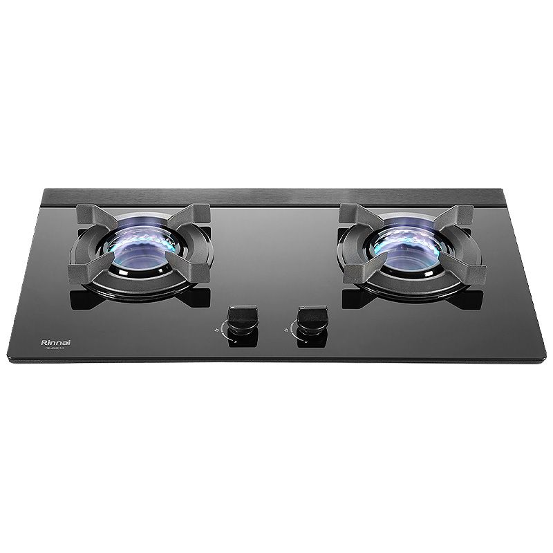 林內【RB-N2601GB_LPG】內焰 檯面式雙口瓦斯爐 (黑玻)桶裝瓦斯(全台安裝)