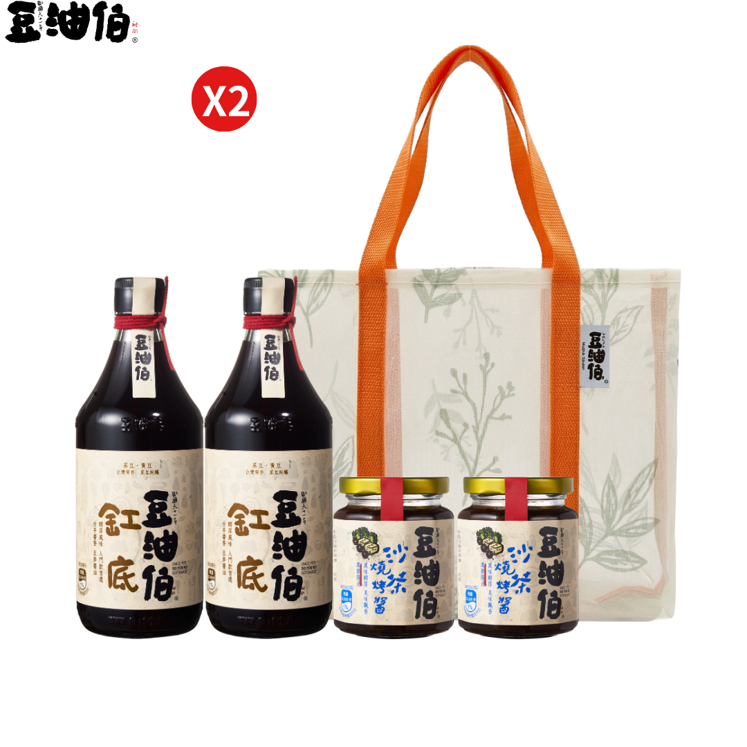 【豆油伯】中秋好禮提袋組(2組)