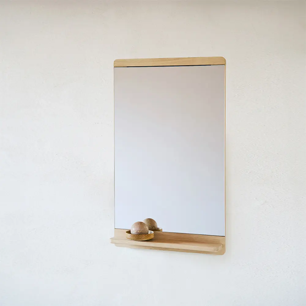 北歐櫥窗/Form & Refine Rim Wall Mirror 掛鏡 (白橡木)
