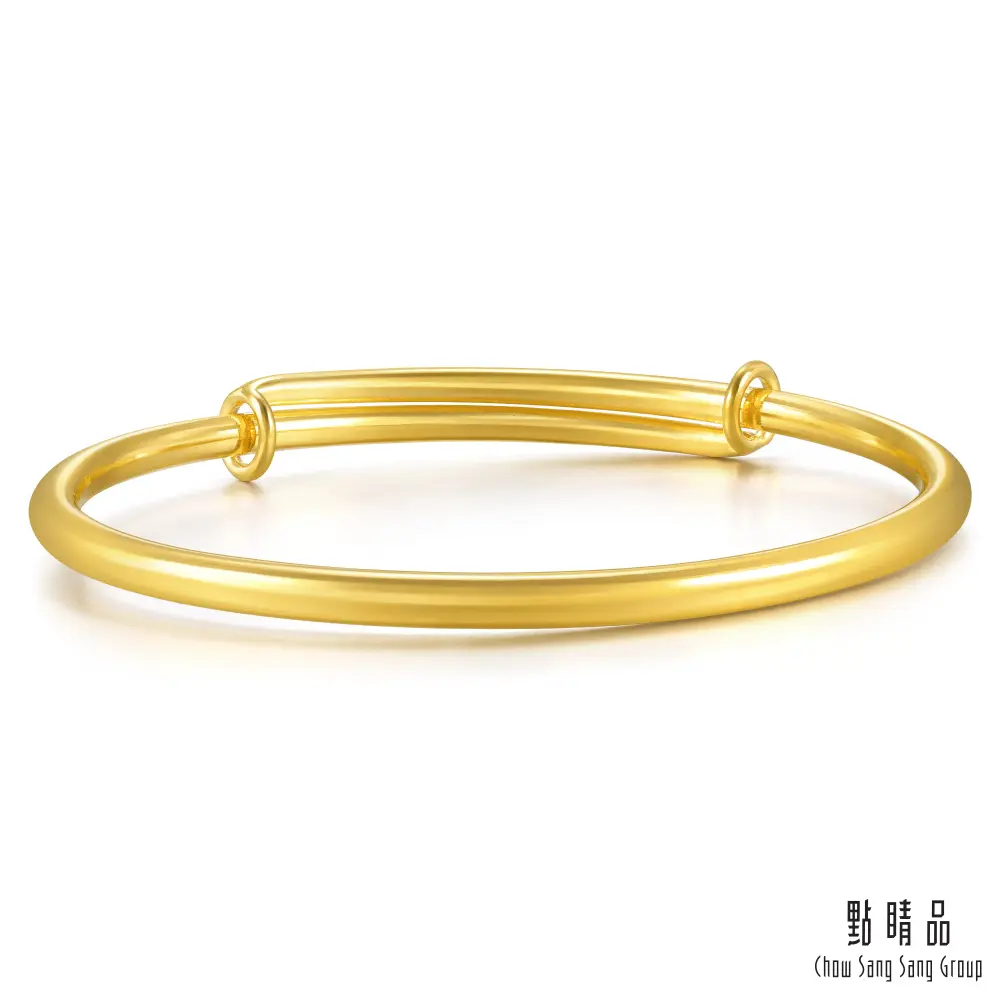 點睛品 簡約款 黃金手環／手鐲_計價黃金