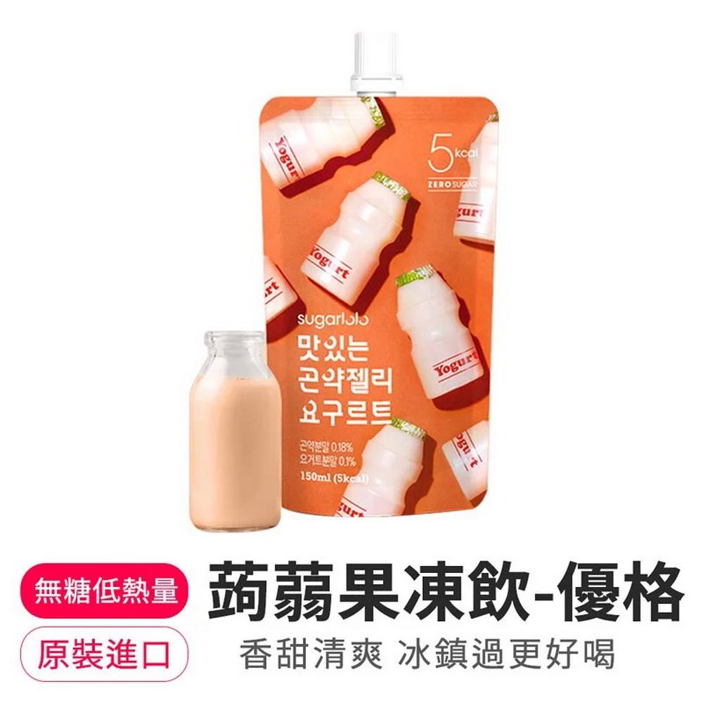 【韓味不二】INTAKE-蒟蒻果凍飲-優格口味150ml*10包*2盒