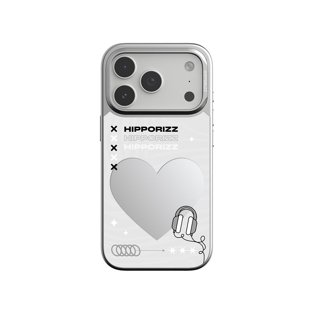 Hipporizz Mirra 鏡面磁吸支架殼｜iPhone 18 Pro / 17 Pro/ 愛心