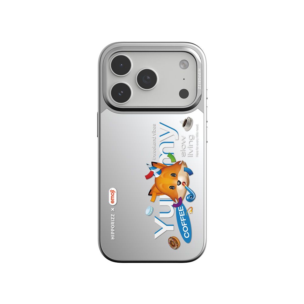 Hipporizz X emoji Mirra 鏡面磁吸支架殼｜iPhone 18 Pro / 17 Pro/ 狐狸