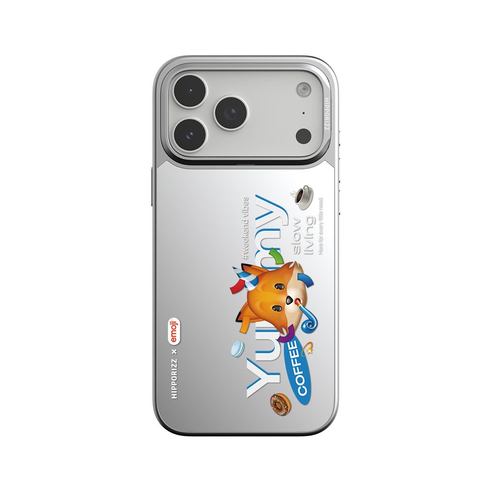 Hipporizz X emoji Mirra 鏡面磁吸支架殼｜iPhone 18 Pro Max / 17 Pro Max/ 狐狸