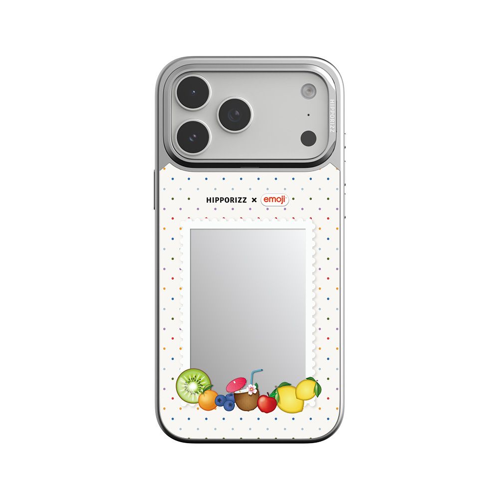 Hipporizz X emoji Mirra 鏡面磁吸支架殼｜iPhone 18 Pro Max / 17 Pro Max/ 水果