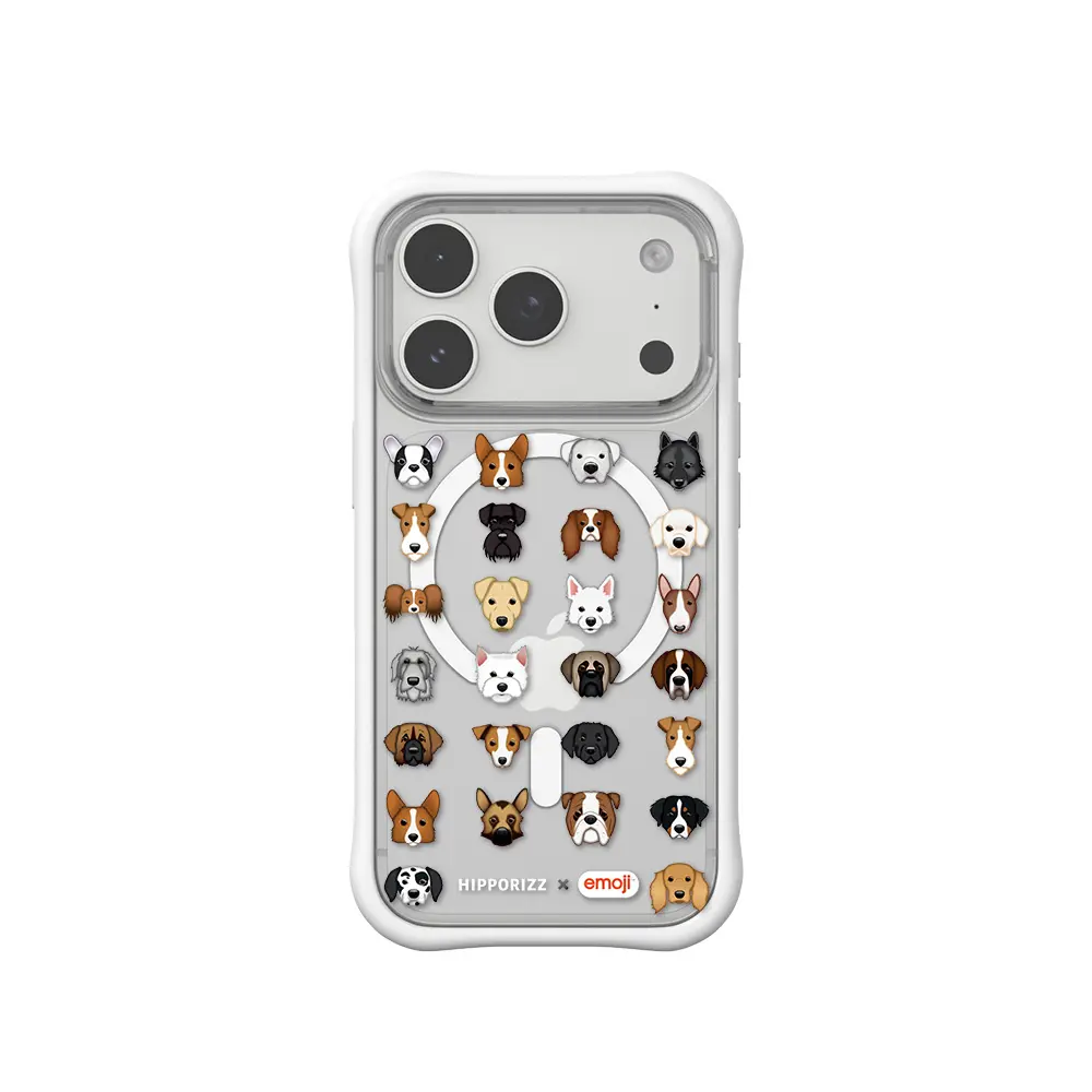 Hipporizz X emoji Swapit 矽膠磁吸保護殼｜iPhone 18 Pro / 17 Pro/ 狗