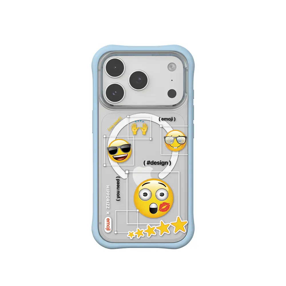 Hipporizz X emoji Swapit 矽膠磁吸保護殼｜iPhone 18 Pro / 17 Pro/ 酷蓋