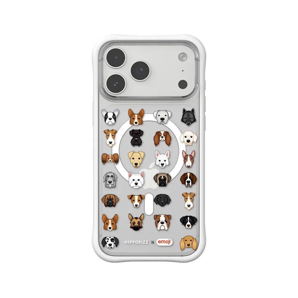 Hipporizz X emoji Swapit 矽膠磁吸保護殼｜iPhone 18 Pro Max / 17 Pro Max/ 狗