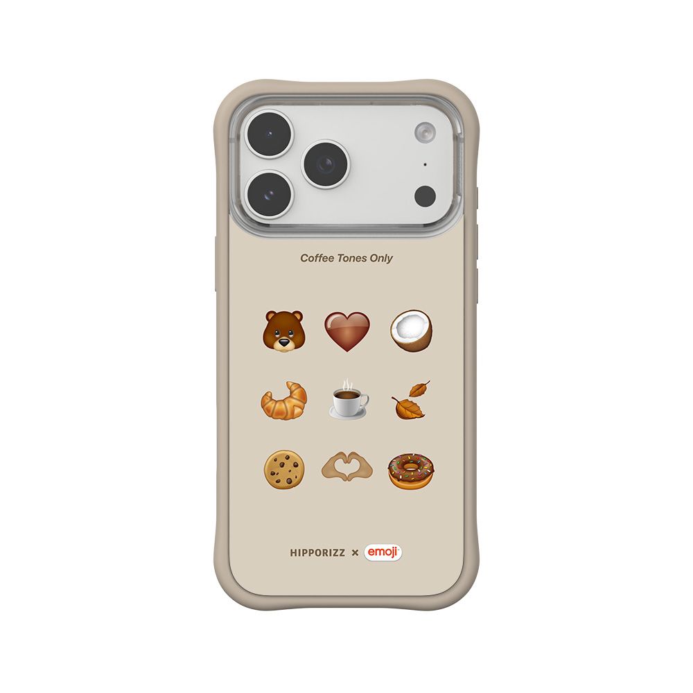 Hipporizz X emoji Swapit 矽膠磁吸保護殼｜iPhone 18 Pro Max / 17 Pro Max/ 奶油小熊