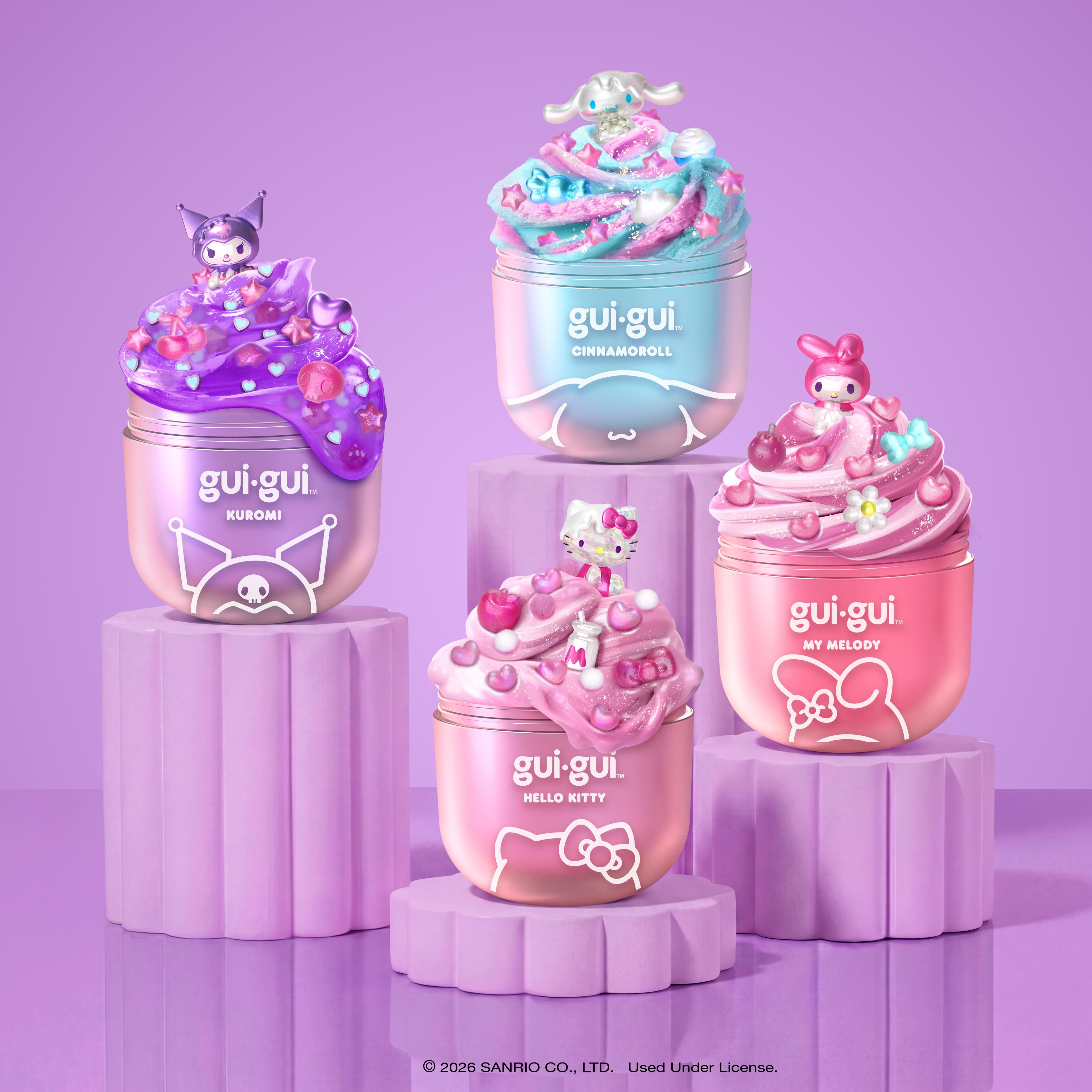 GUI GUI瑰瑰史萊姆/ Hello Kitty and Friends/ 隨機出貨