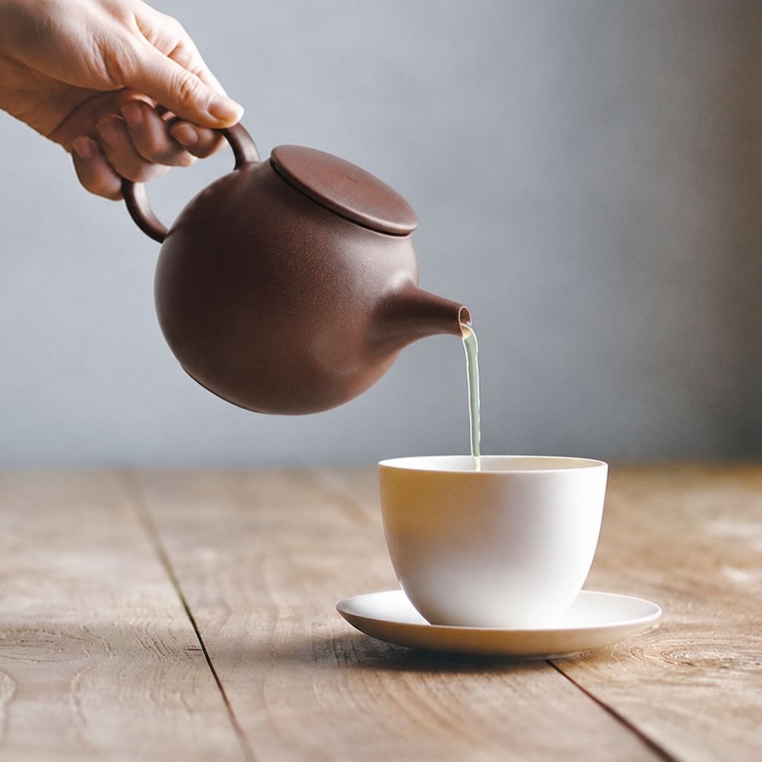 KINTO PEBBLE茶壺480ml-棕