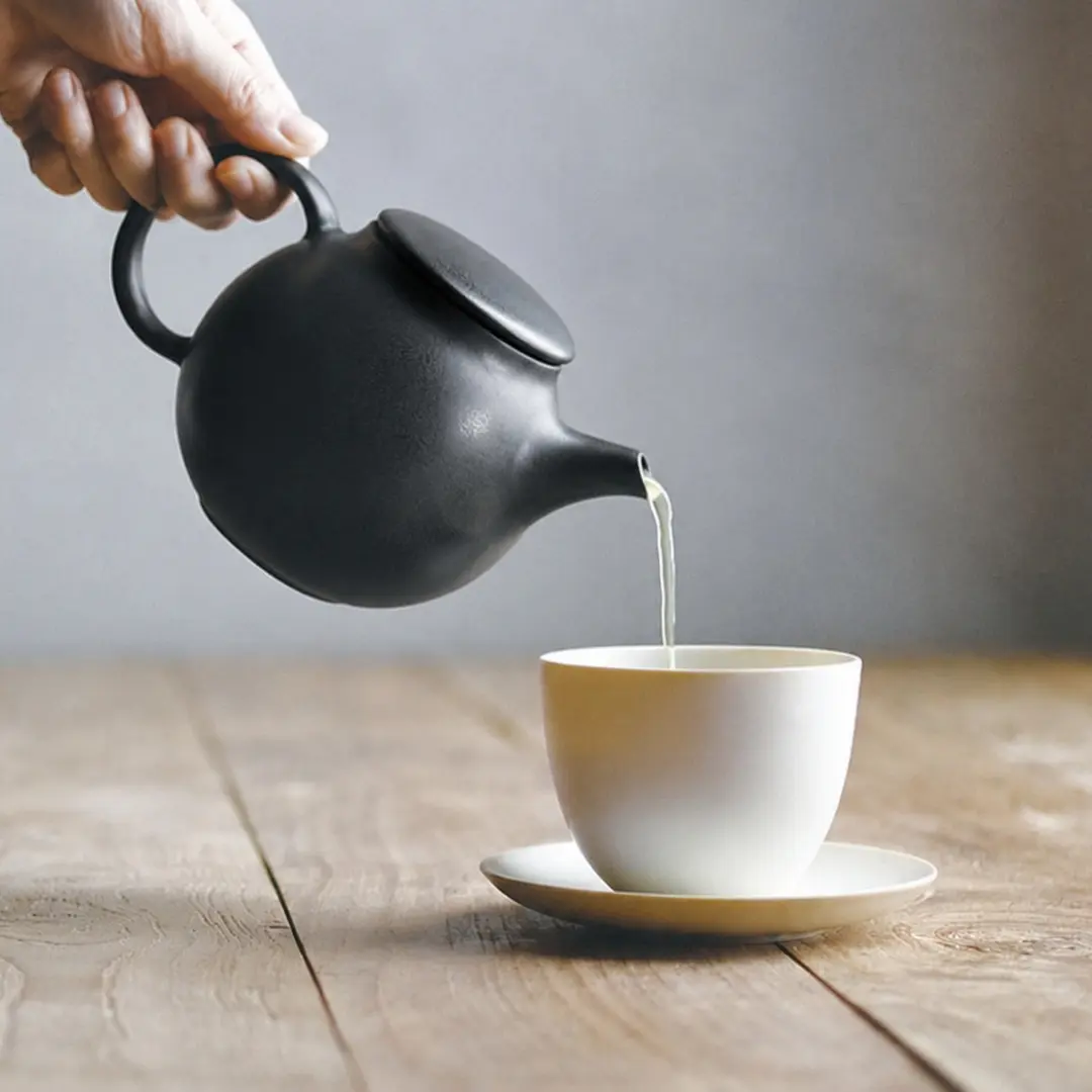 KINTO PEBBLE茶壺480ml-黑