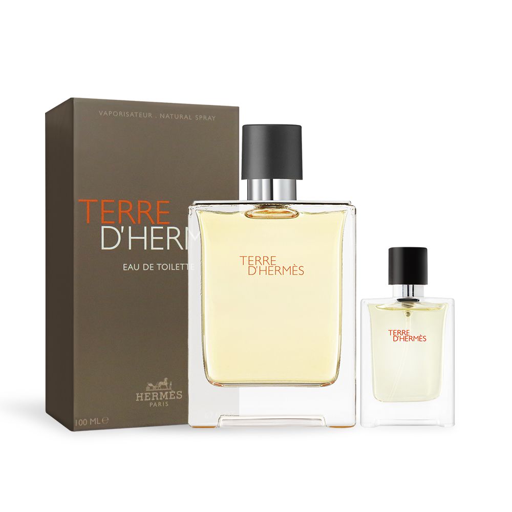 HERMES 愛馬仕 大地男性淡香水 買大送小(100ml+12.5ml)-平行輸入