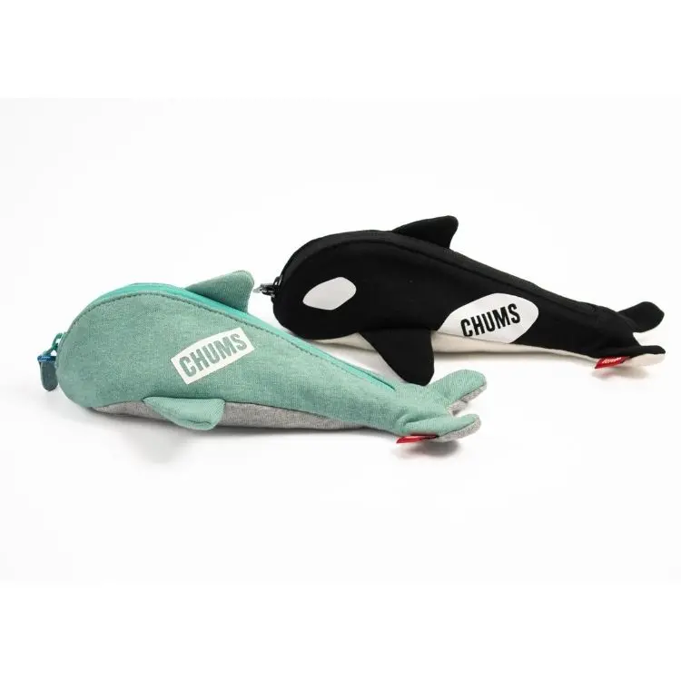 CHUMS Cetacea Zipper Pouch造型收納包/ 綠色
