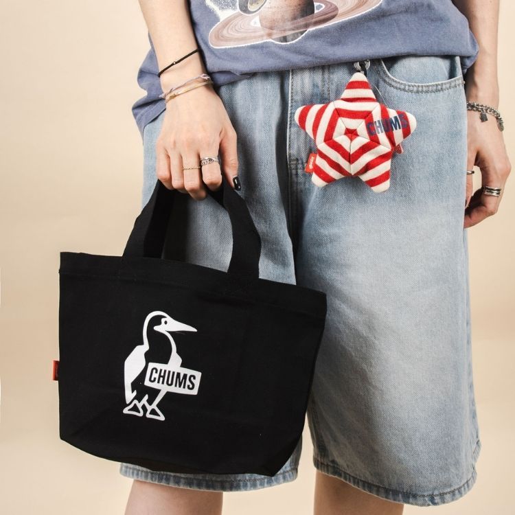CHUMS Booby Mini Canvas Tote托特包/ 黑/白