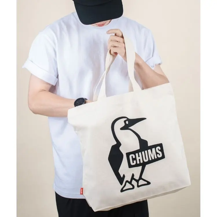 CHUMS Booby Canvas Tote帆布托持包/ 黑色