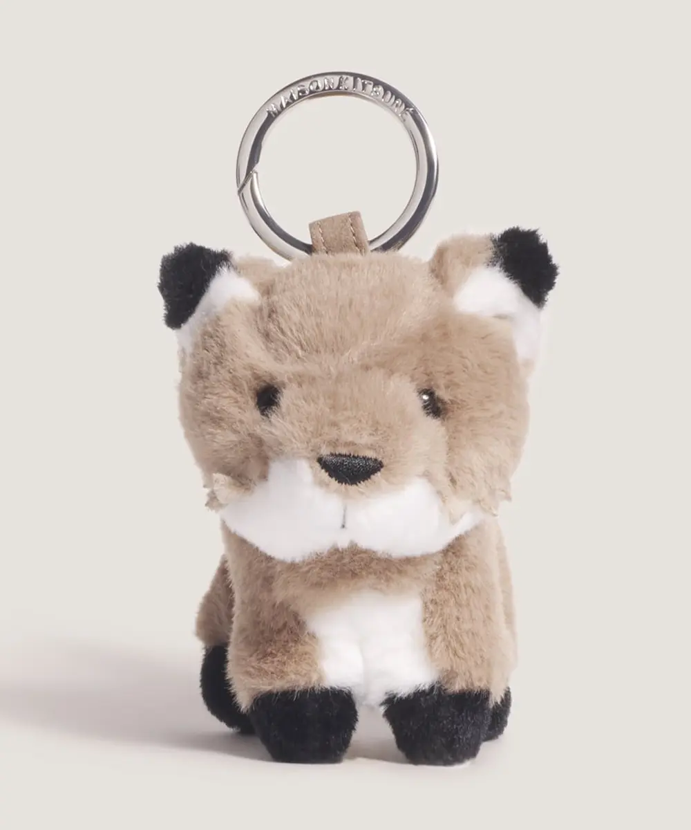 MAISON KITSUNÉ 霜凍烤栗棕小狐狸吊飾