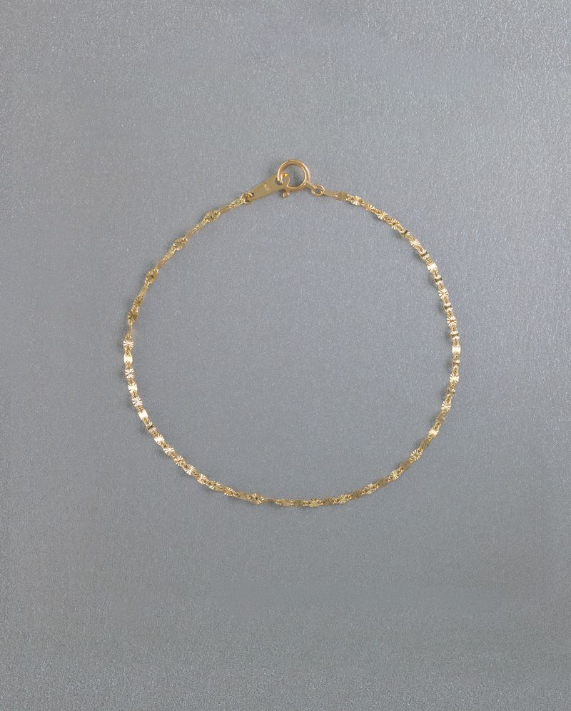 【ARTE WHITE】K18 金羽流光手鍊