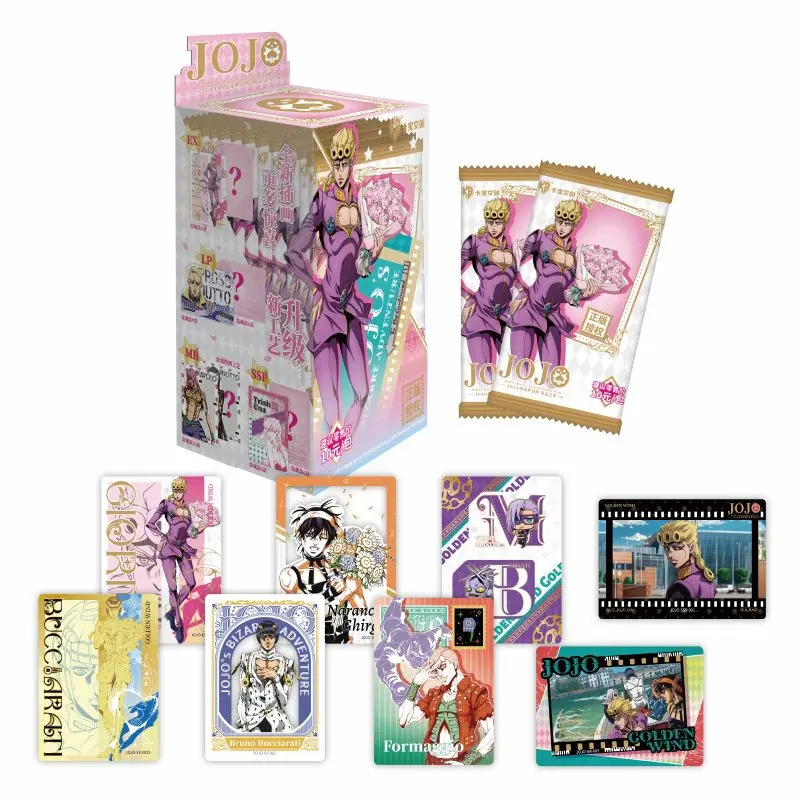 木棉花收藏卡盲抽/ JOJO黃金之風 第二彈/ 3入/ 款式隨機