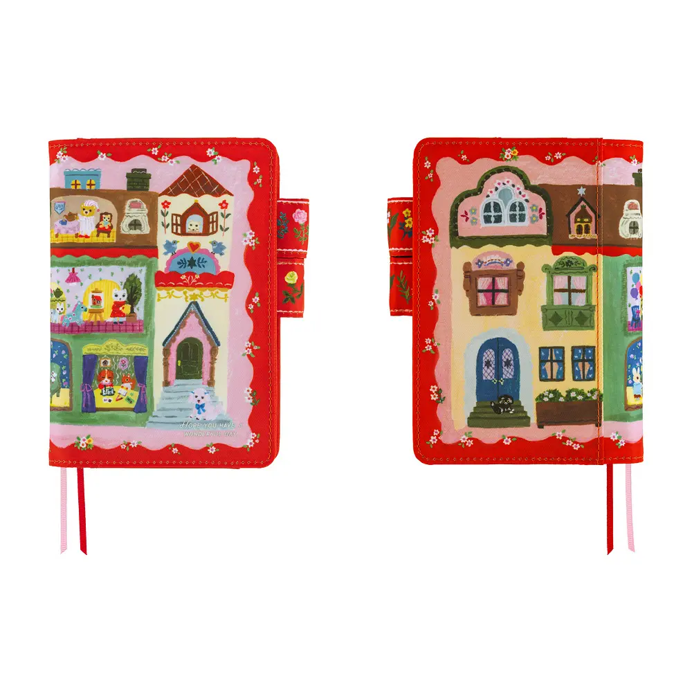 日本ほぼ日手帳A6書衣/ 北岸由美/ 白貓之家