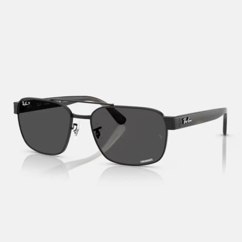 Ray Ban｜RB3751CH-002/K8 方形金屬偏光Chromance太陽眼鏡/ 公司貨
