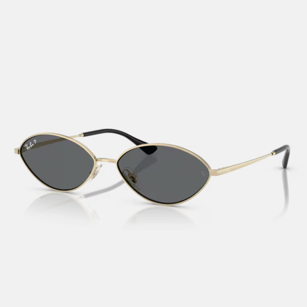 Ray Ban｜RB3757-921381 橢圓金屬偏光太陽眼鏡/ 公司貨/ 56mm