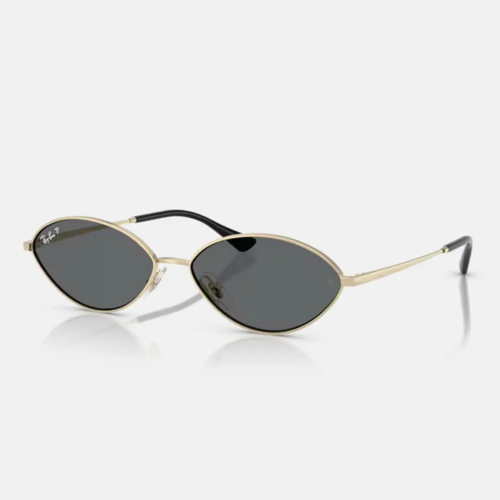 Ray Ban｜RB3757-921381 橢圓金屬偏光太陽眼鏡/ 公司貨/ 59mm