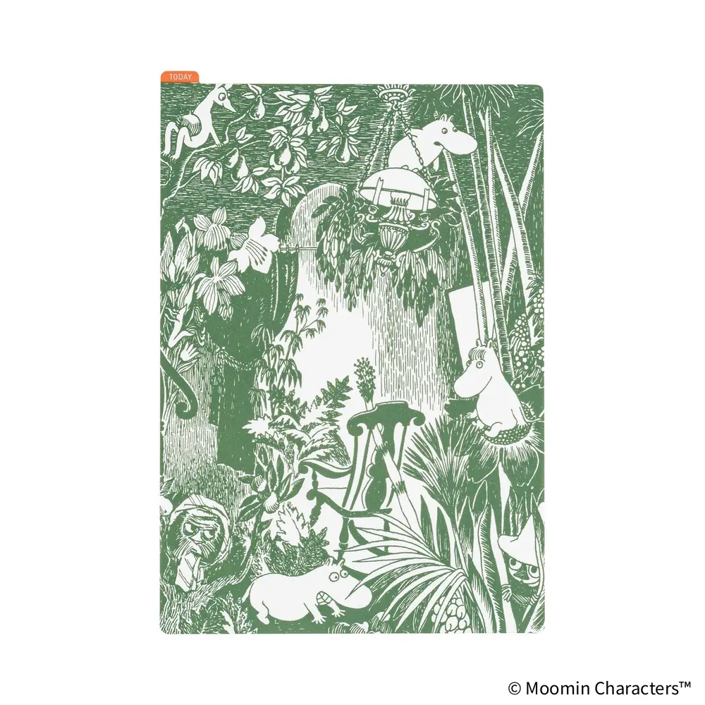 日本ほぼ日手帳墊板/ Moomin/ A5/ 叢林遊戲