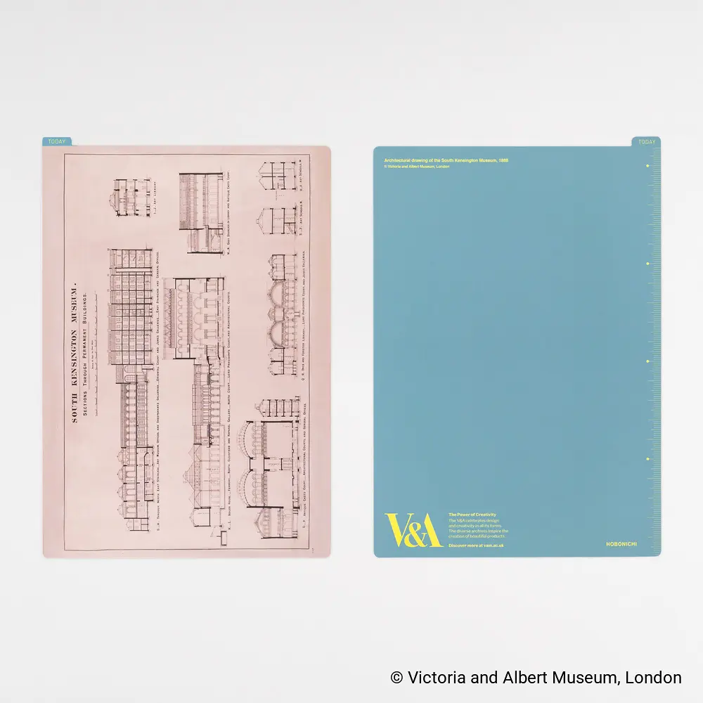 日本ほぼ日手帳墊板/ V&A Series/ A5/ 建築圖稿