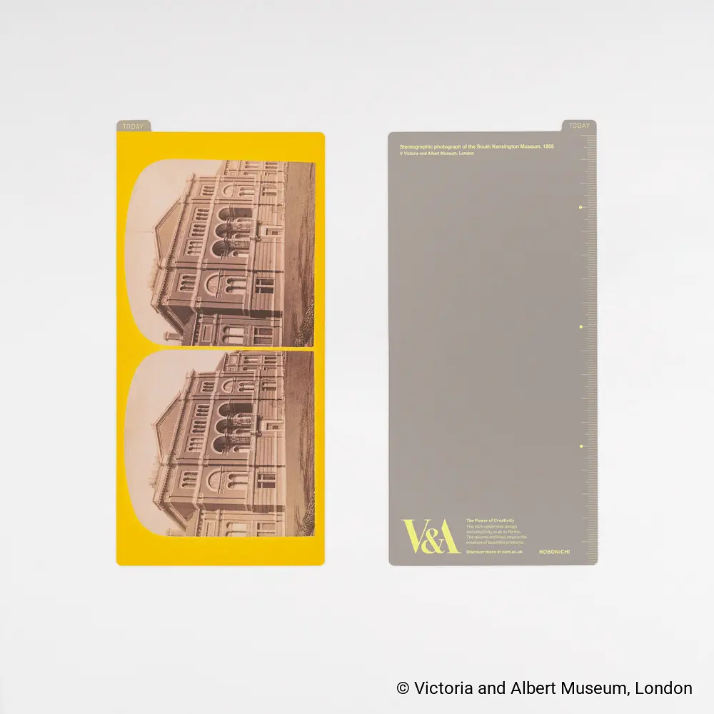 日本ほぼ日手帳墊板/ V&A Series/ Weeks/ 博物館立體攝影圖