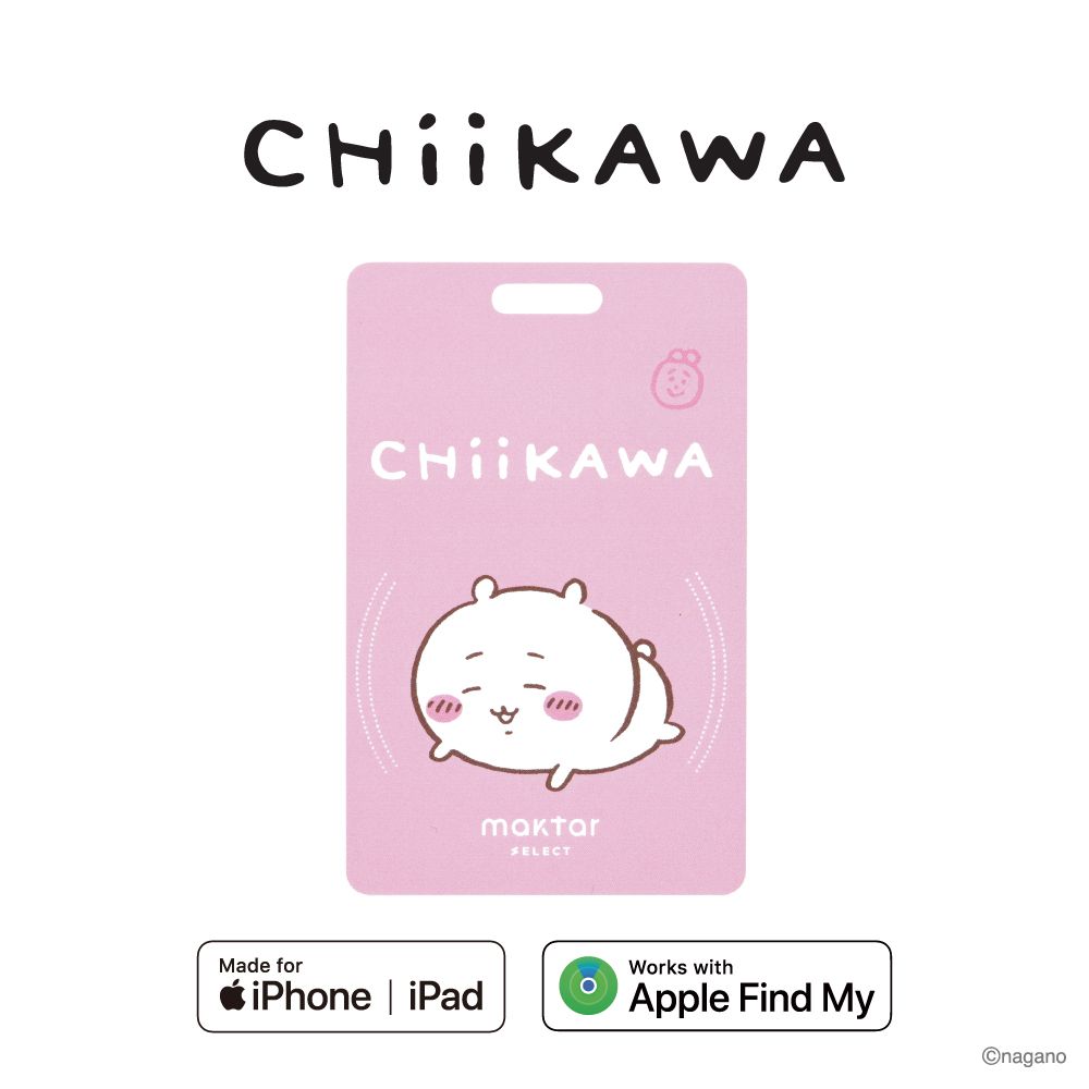Maktar Tag卡好找CHiiKAWA吉伊卡哇即時定位防丟器/ 吉伊卡哇/ 粉