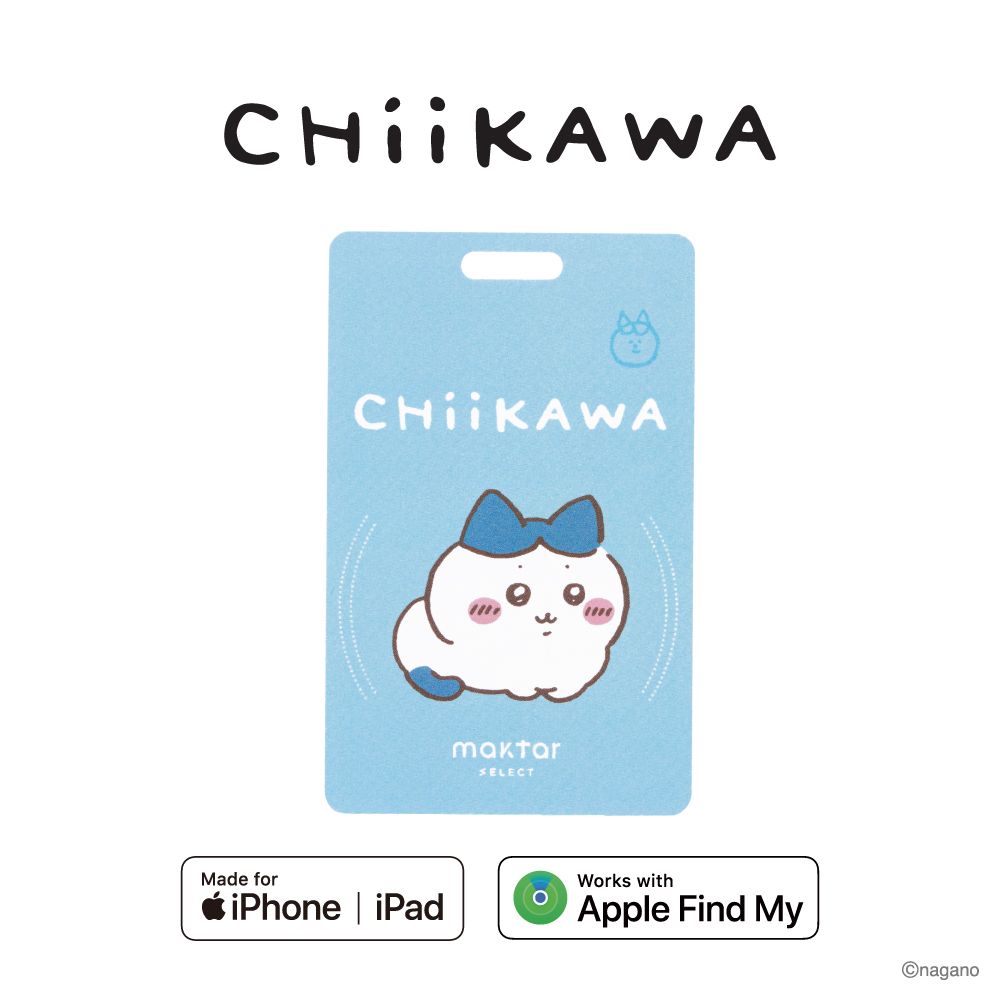 Maktar Tag卡好找CHiiKAWA吉伊卡哇即時定位防丟器/ 小八貓/ 藍