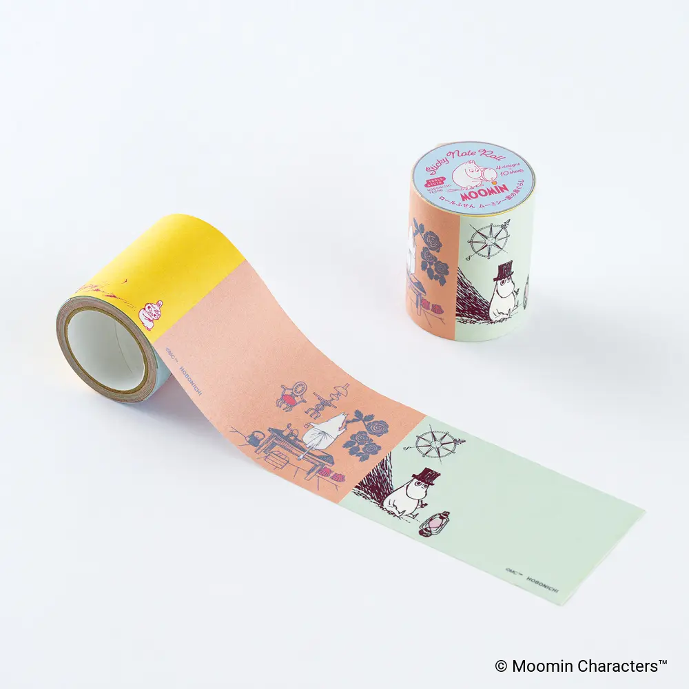 日本ほぼ日手帳便利貼捲/ Moomin/ 姆明一家的島上生活