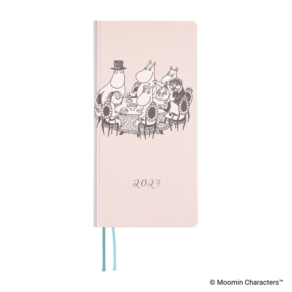 2027日本ほぼ日手帳/ Weeks/ 日語版/ Moomin/ 餐桌時光