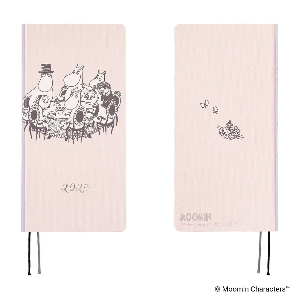 2027日本ほぼ日手帳/ Weeks/ 英語版/ Moomin/ 餐桌時光