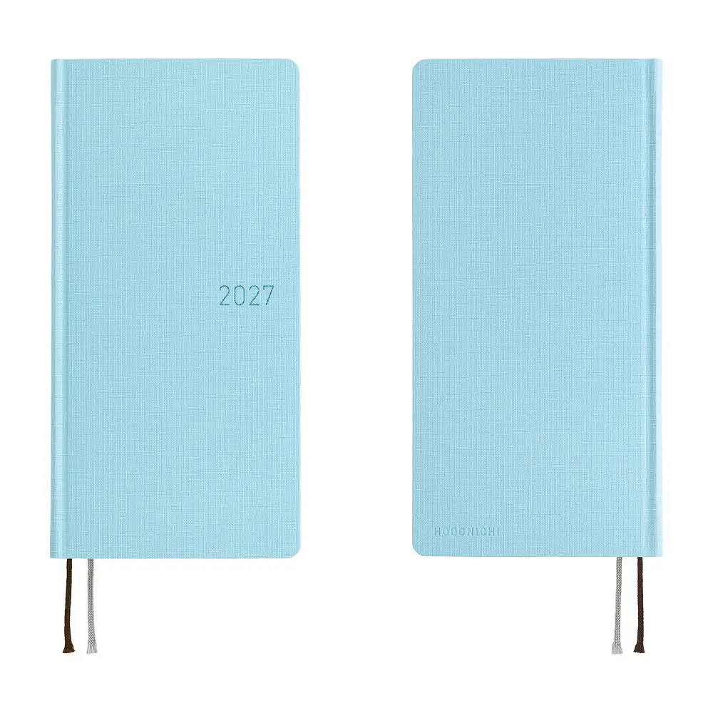 2027日本ほぼ日手帳/ Weeks/ 加大英語版/ Colors/ 海色玻璃