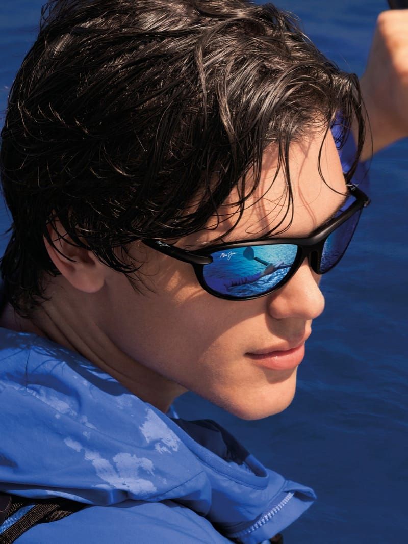 MAUI JIM｜MJ0339S-002 橢圓膠框偏光太陽眼鏡 公司貨