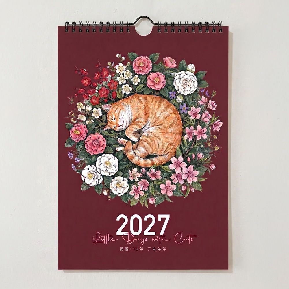 2027 LITTLE GRAY掛曆/ 貓咪的小小日子/ Little Days with Cats