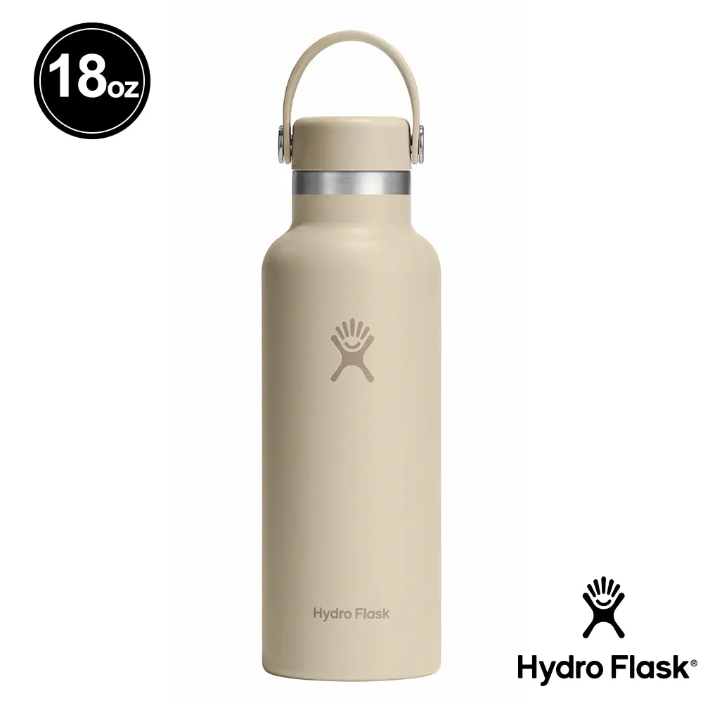 Hydro Flask 18oz標準口提環保溫瓶/ 燕麥色