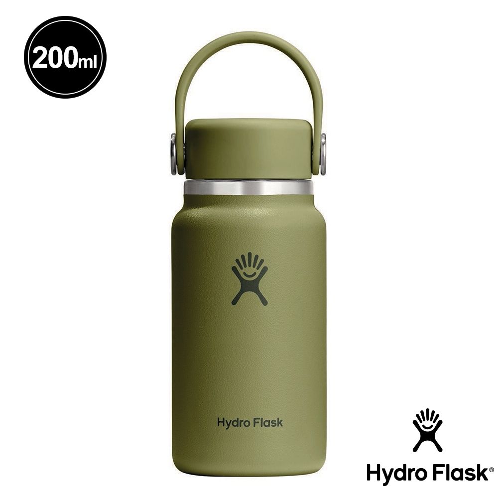 Hydro Flask 200ml迷你真空保溫鋼瓶/ 棕櫚綠