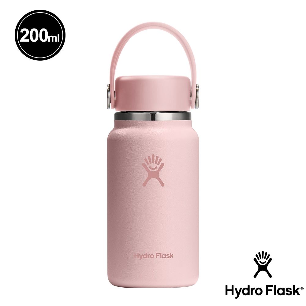 Hydro Flask 200ml迷你真空保溫鋼瓶/ 櫻花粉