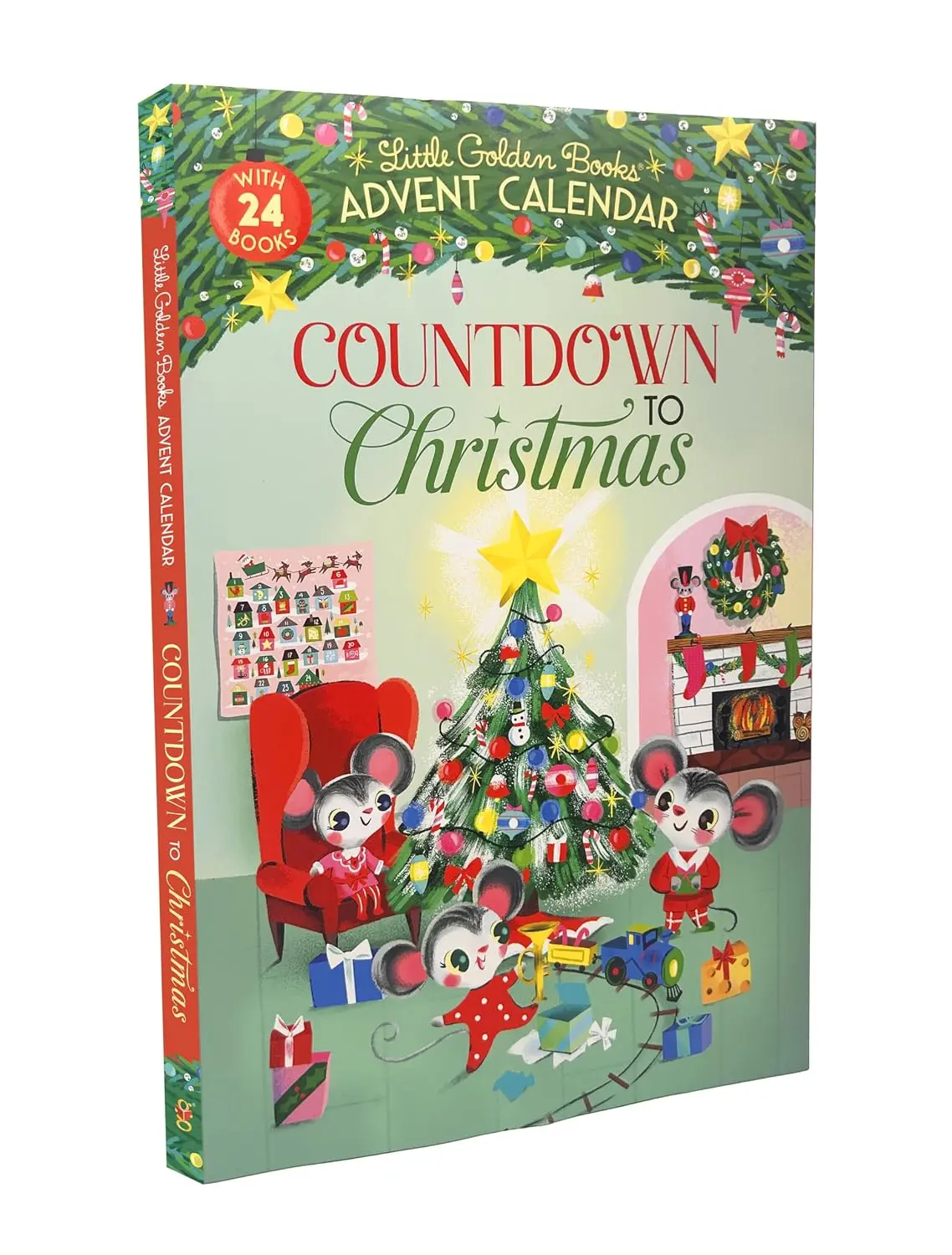 Little Golden Books Advent Calendar: Countdown to Christmas (24冊合售)